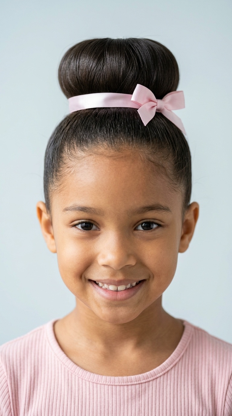 Donut Bun with Ribbon