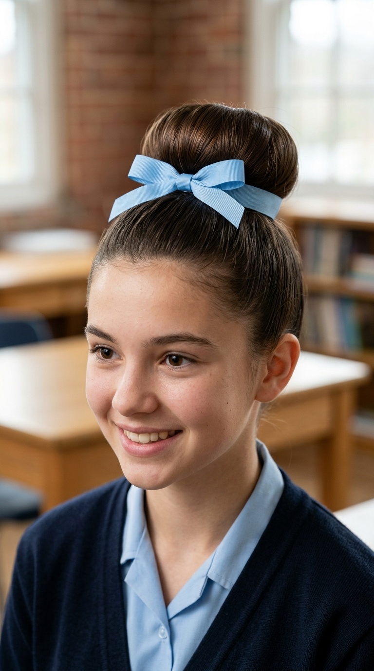 Donut Bun with Ribbon