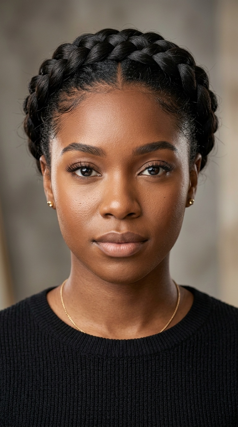 Double Dutch Braid Crown
