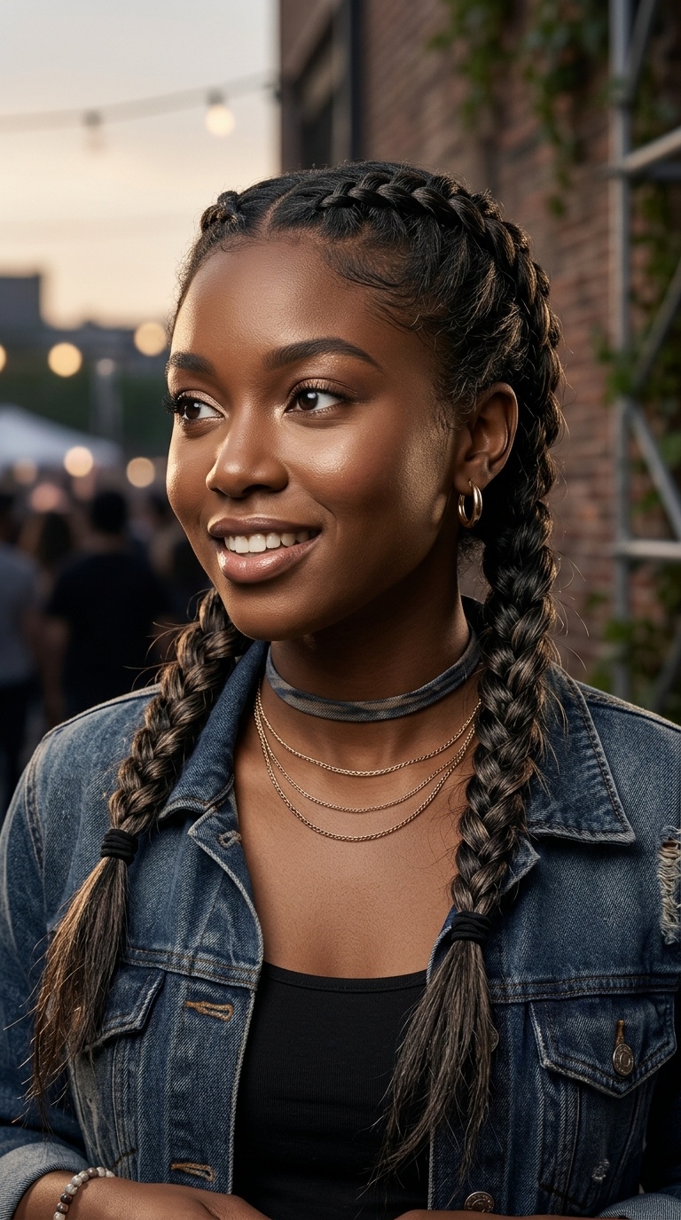 Double Dutch Braids