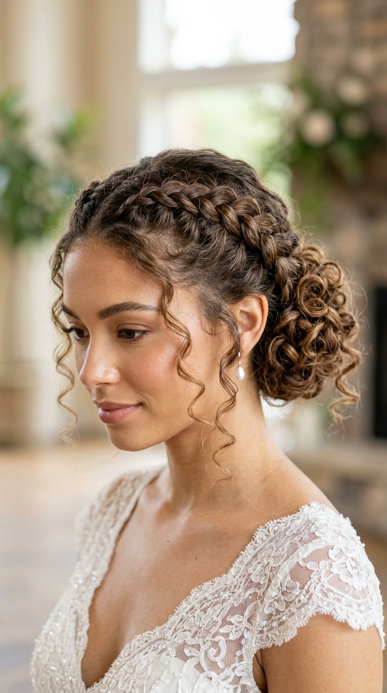 Double Dutch Braids into Curls
