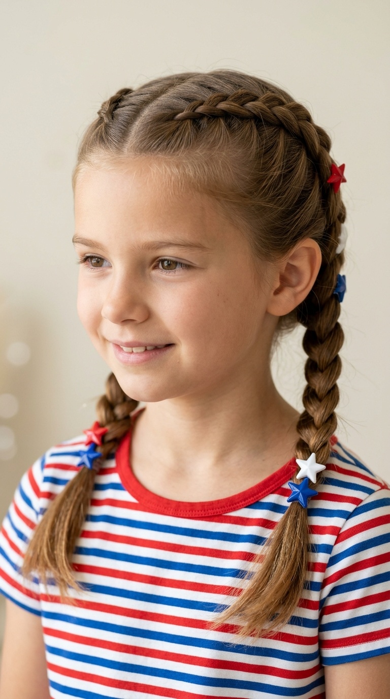 Double Dutch Braids with Flare