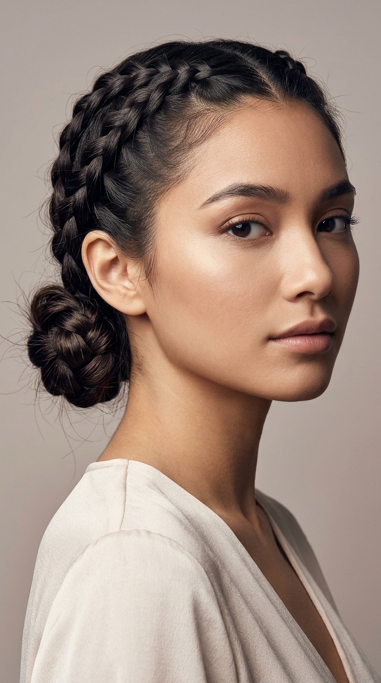 Double Dutch Low Buns