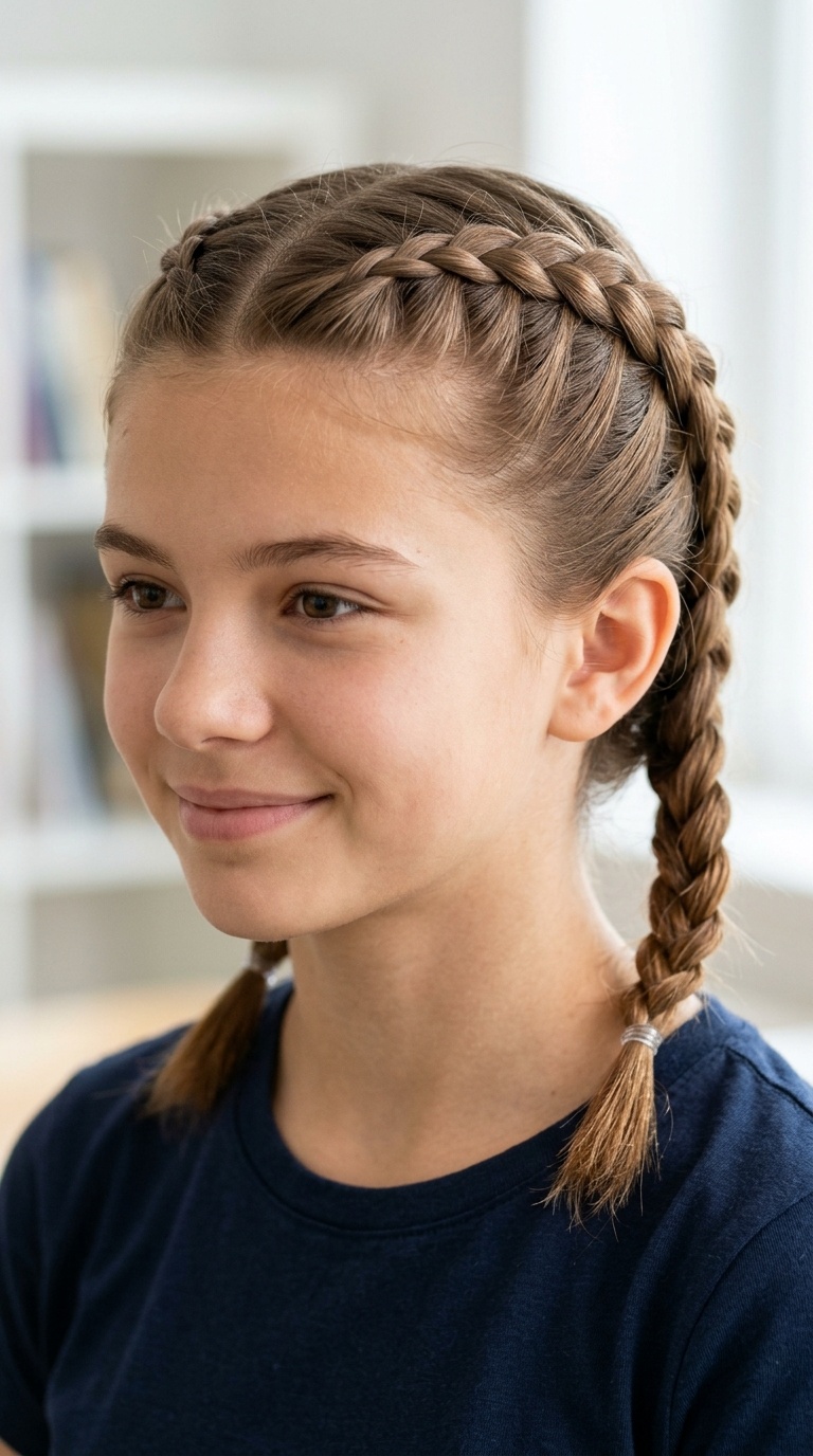 Double Dutch Side Braids