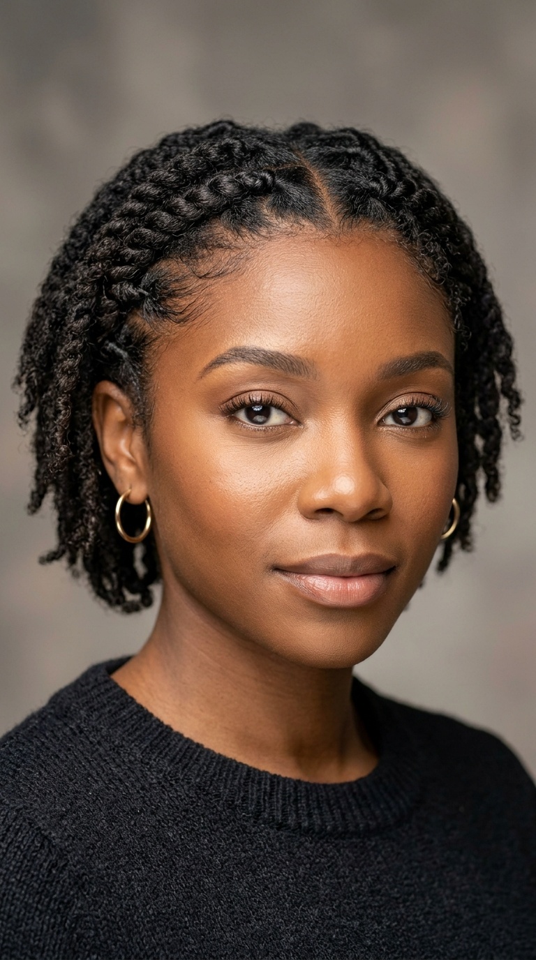 Double Flat Twist Front