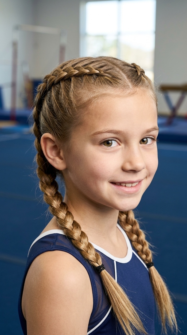 Double French Braids