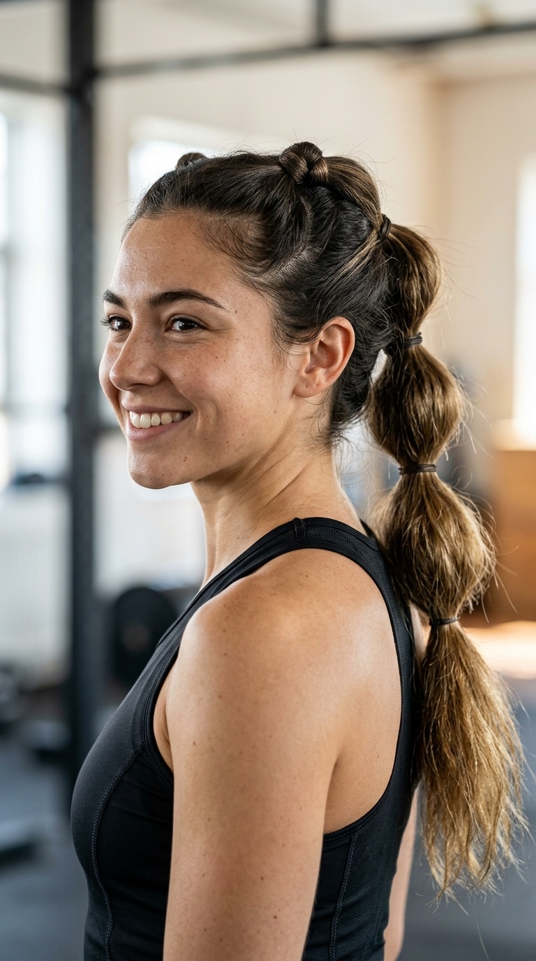 Double Knotted Ponytail