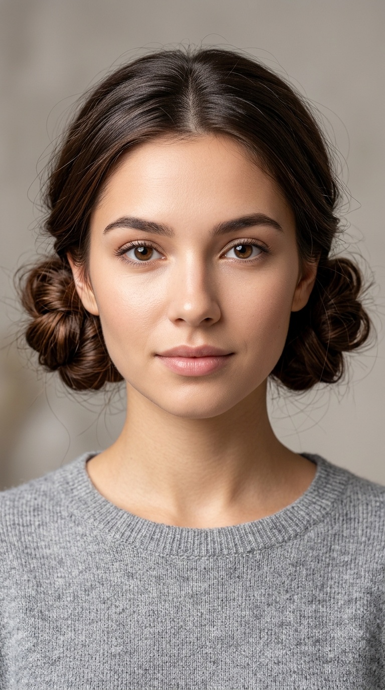 Double Low Buns (Space Buns)