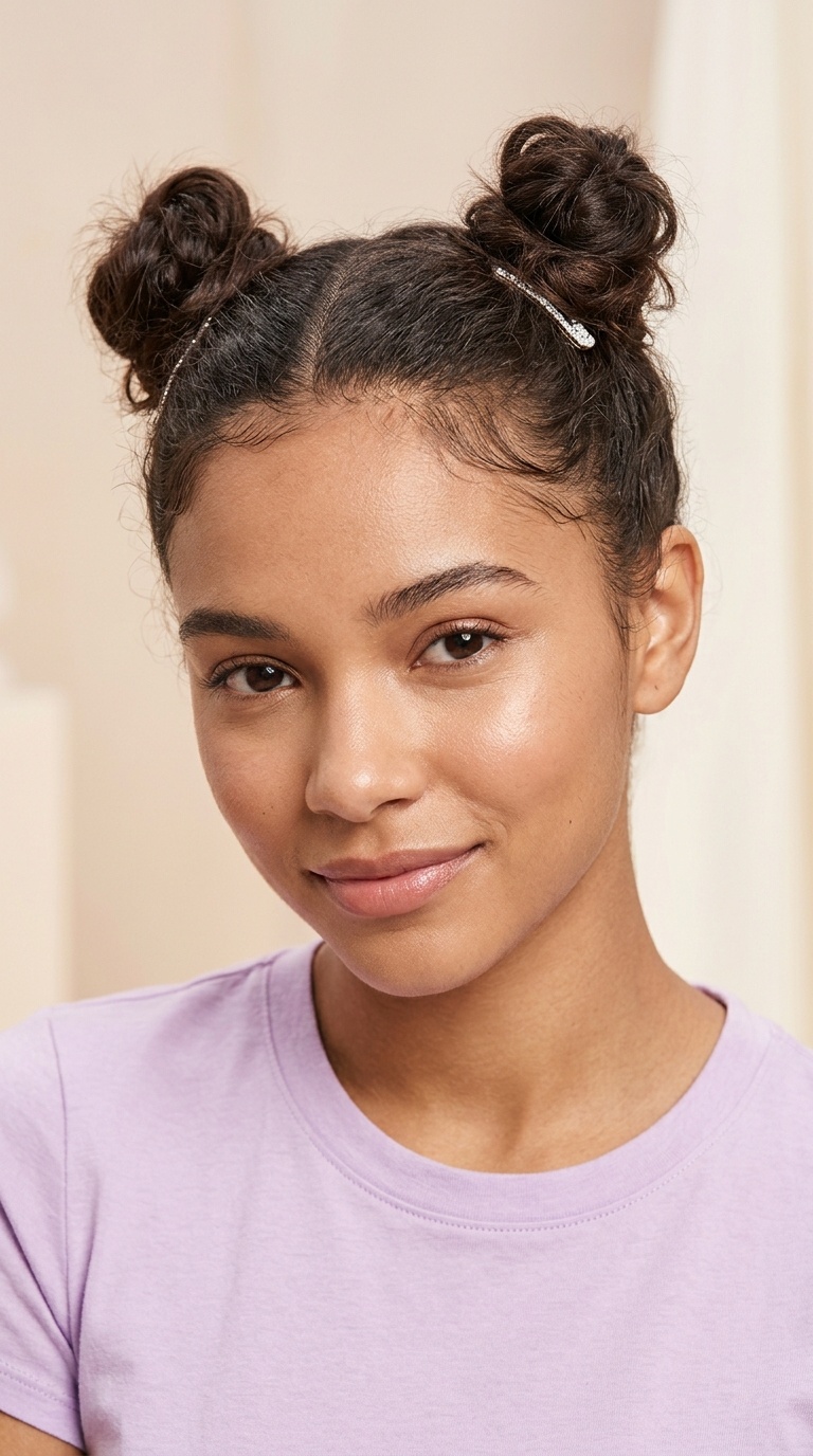 Double Mini Top Knots
