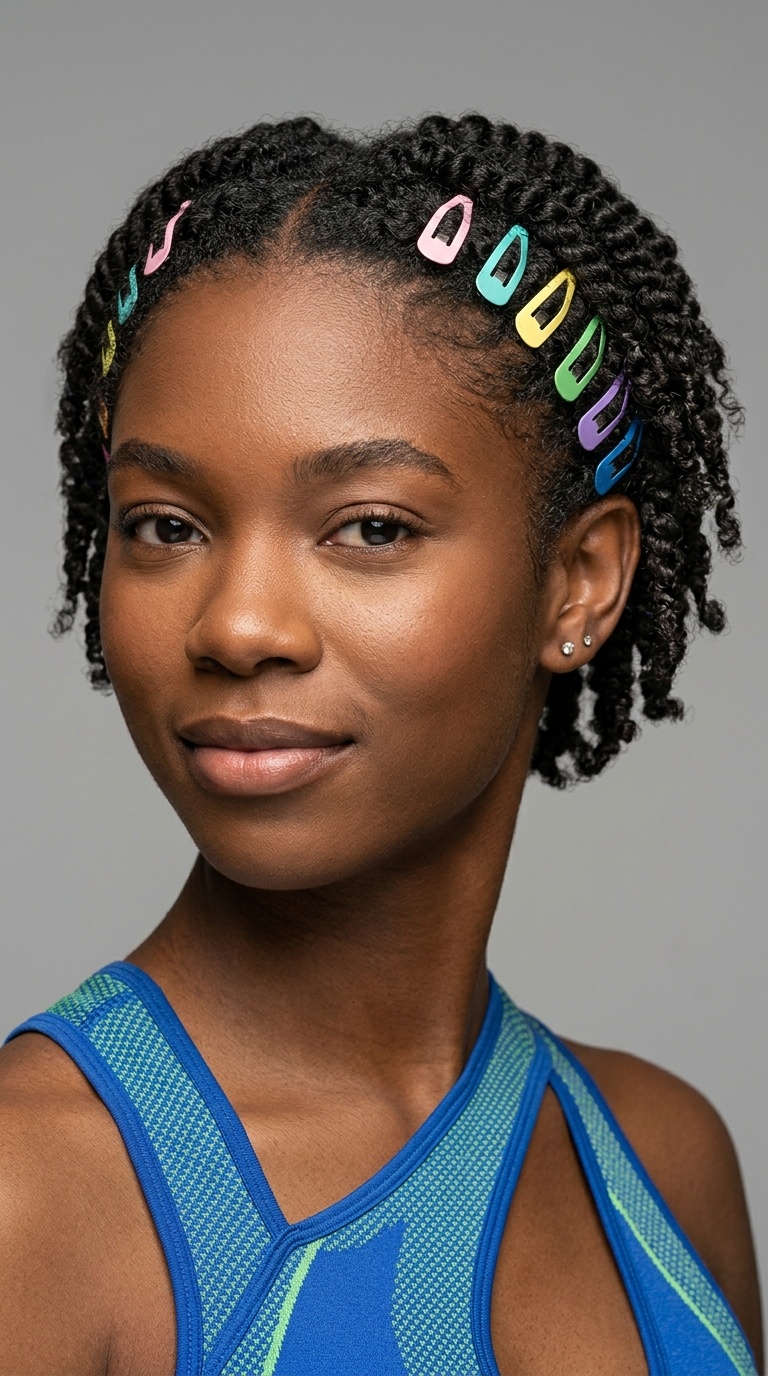 Double Side Twists with Snap Clips