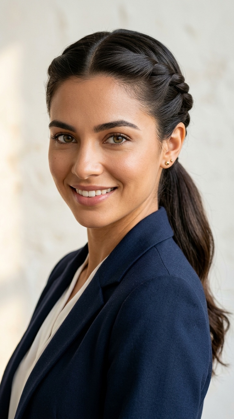 Double-Twisted Ponytail