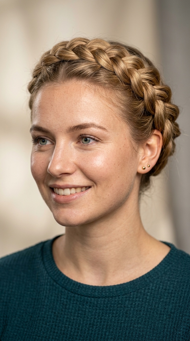 Dutch Braid Crown
