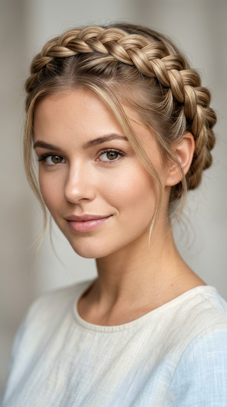 Dutch Braid Crown