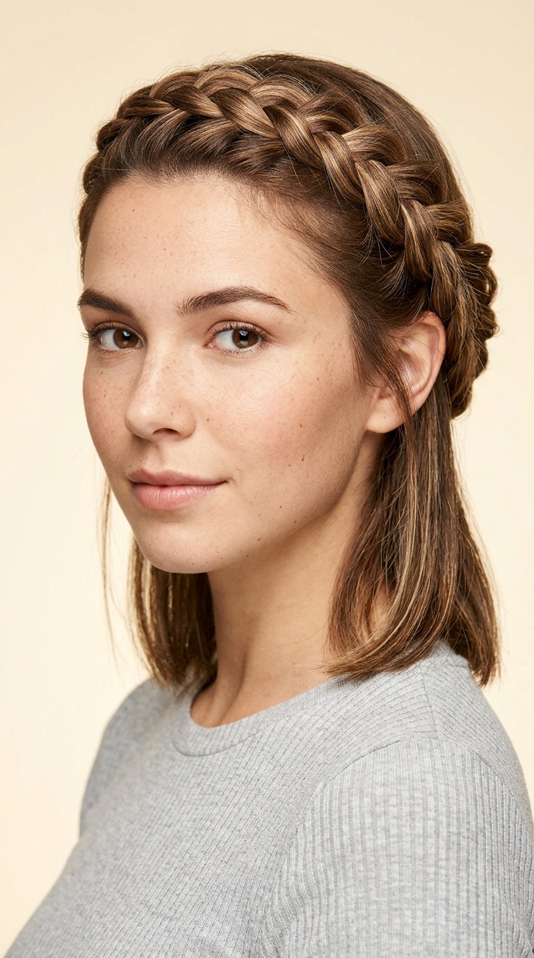 Dutch Braid Crown