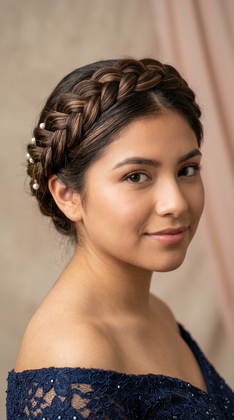 Dutch Braid Crown
