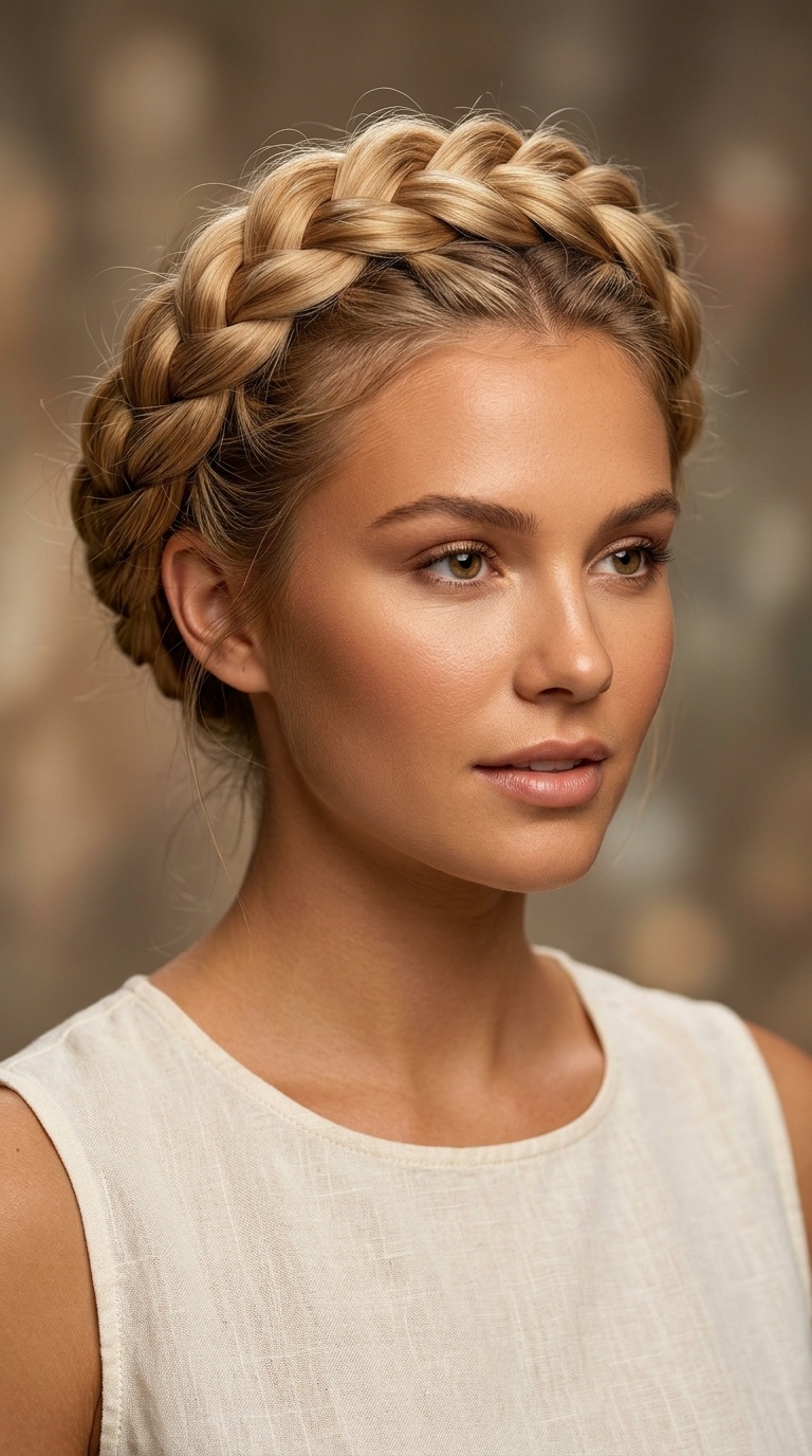 Dutch Crown Braid