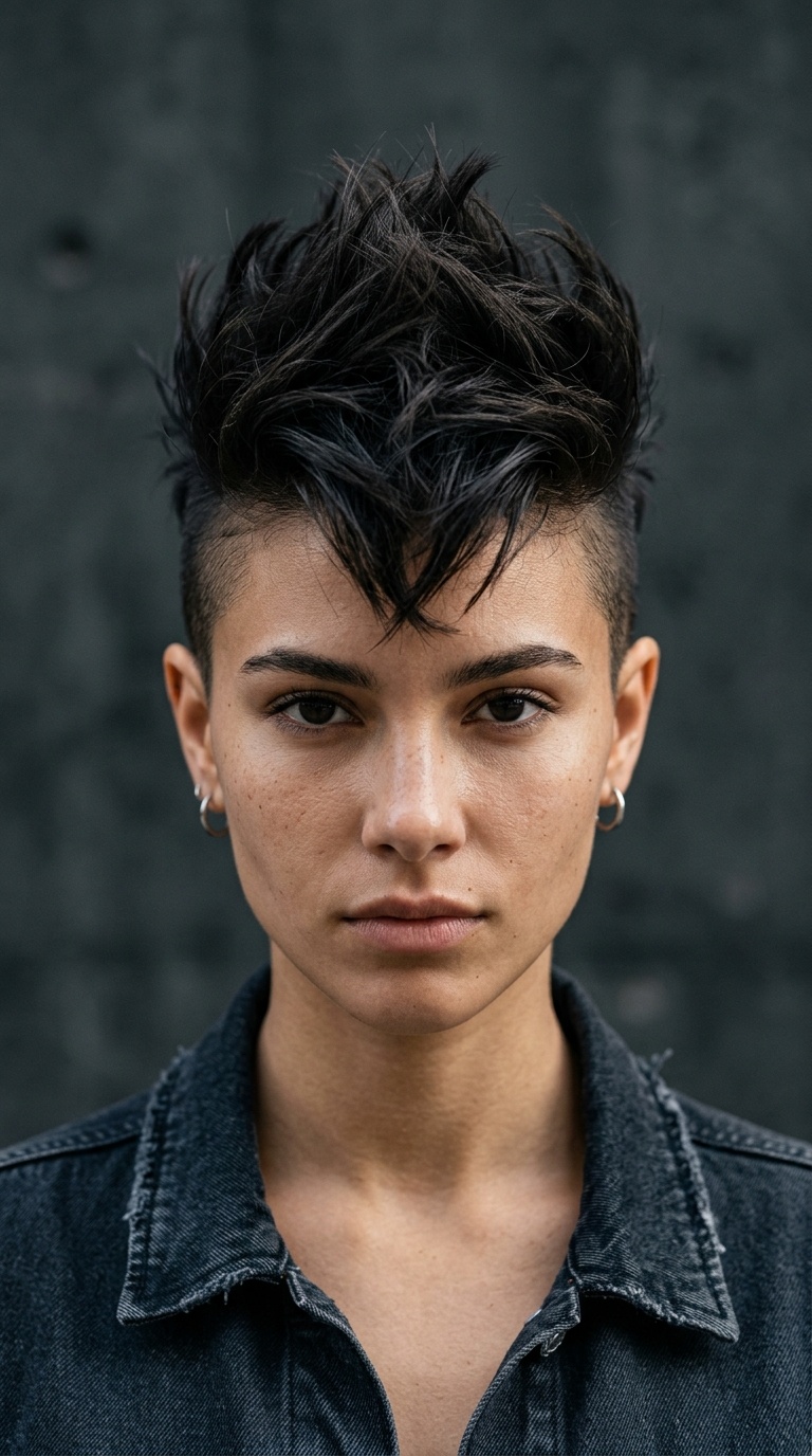 Edgy Faux Hawk