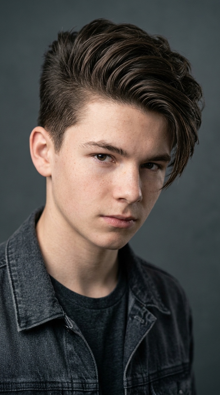 Edgy Side-Swept Crop