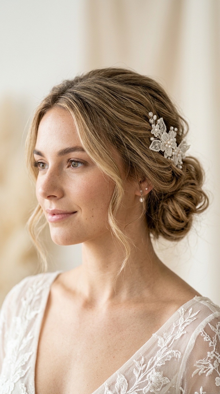 Effortless Messy Low Bun