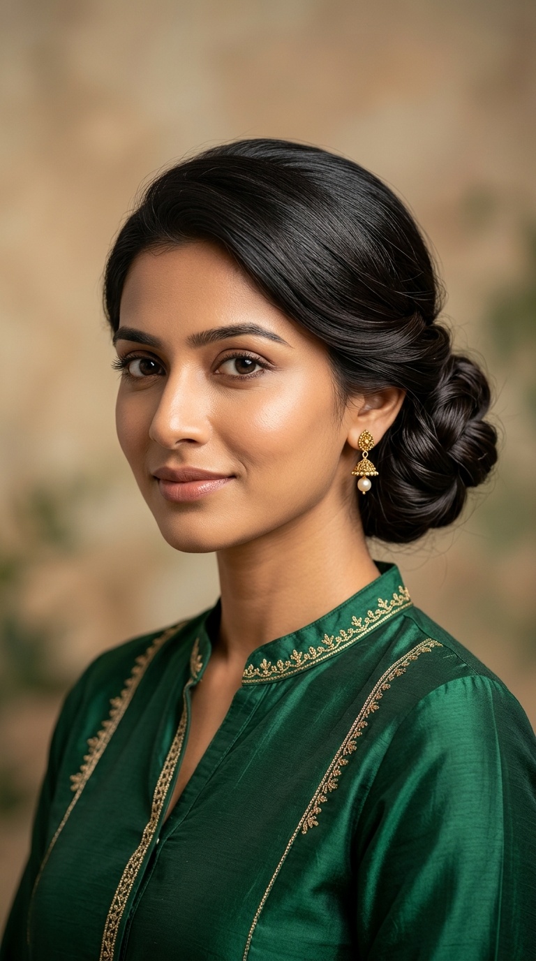 Elegant Low Bun