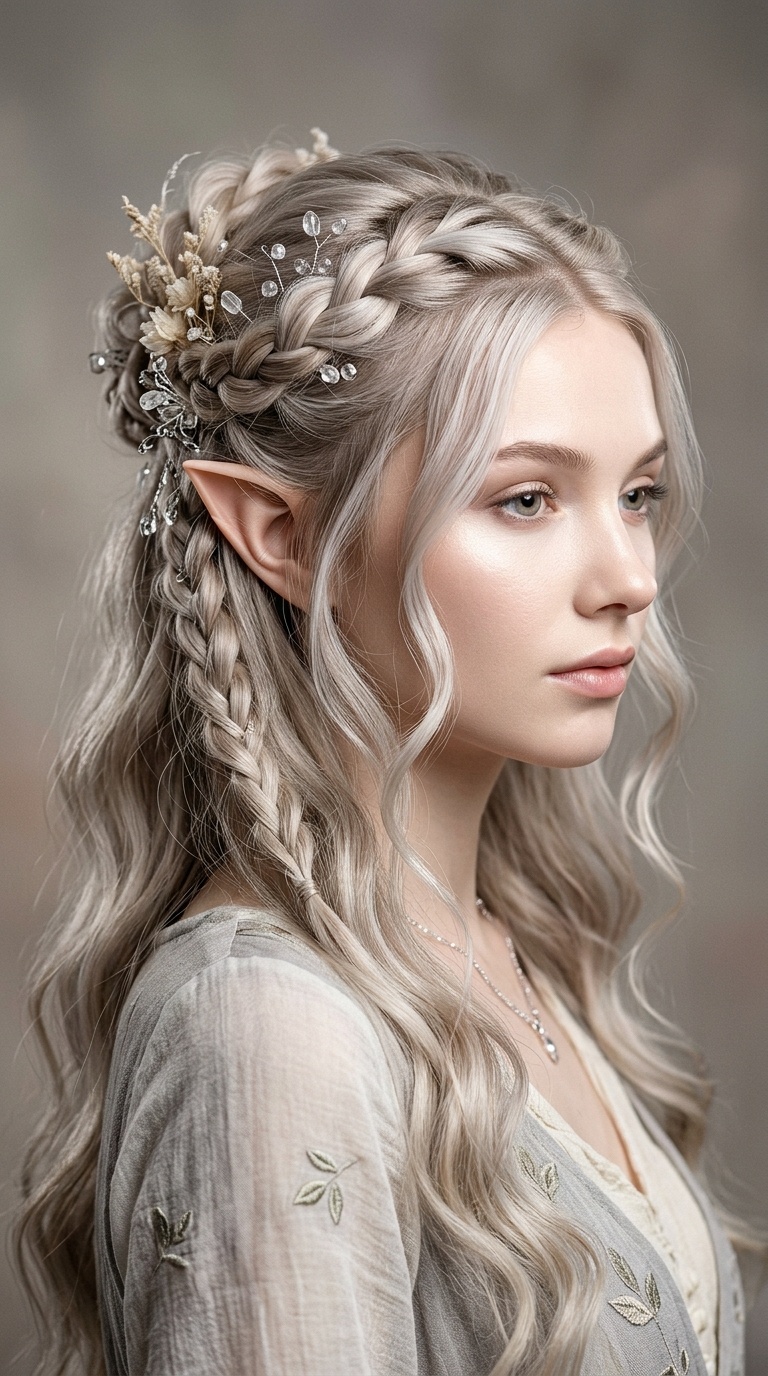 Elf Ethereal Half-Up