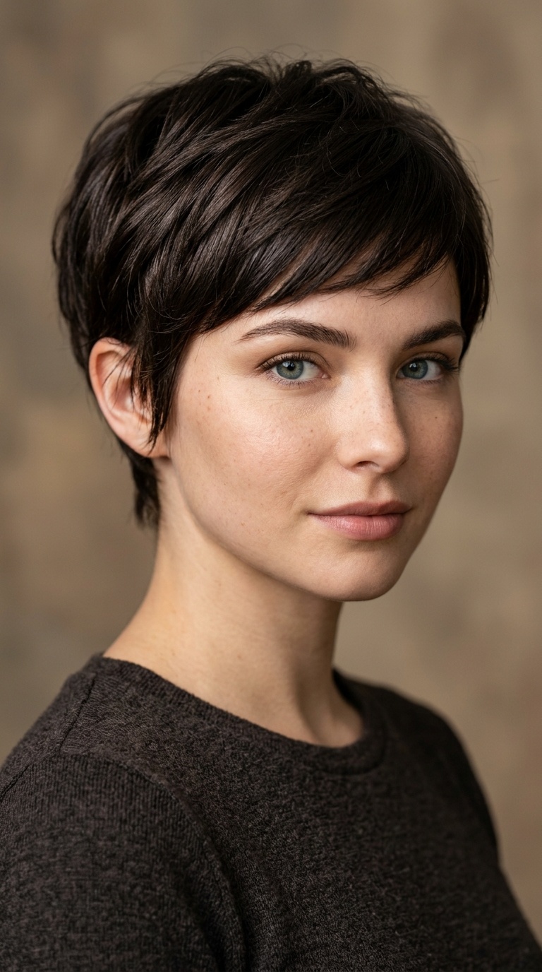 Espresso Pixie Cut
