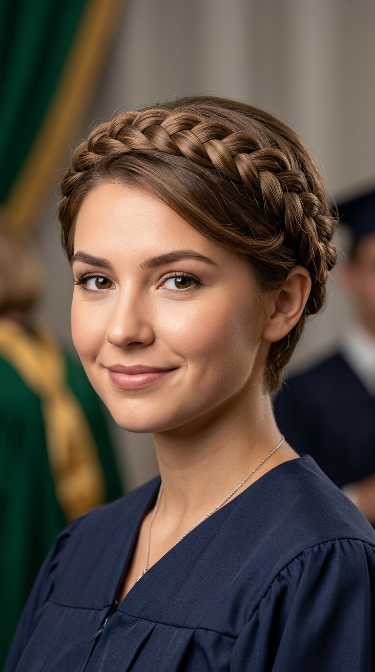 Faux Braided Crown