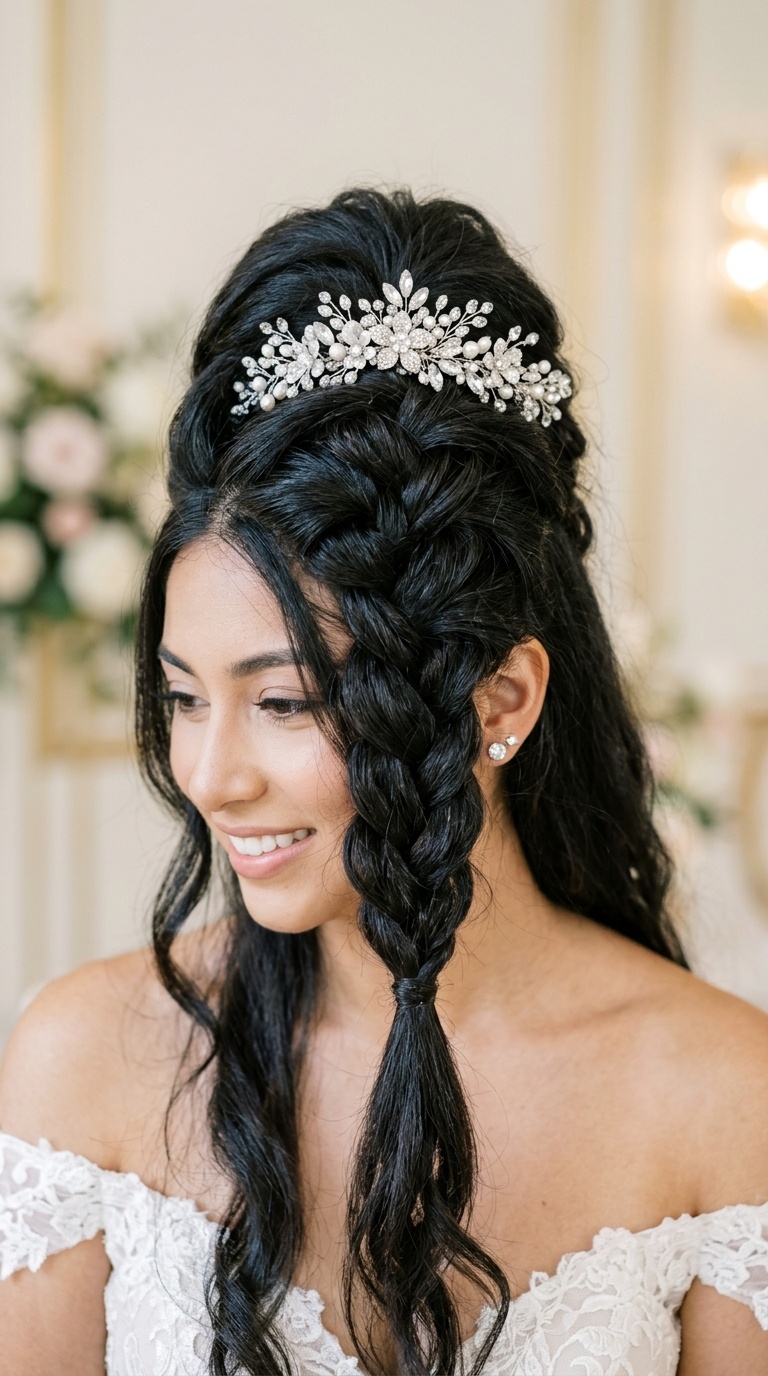Faux Hawk Braid with Crown Anchor Placement