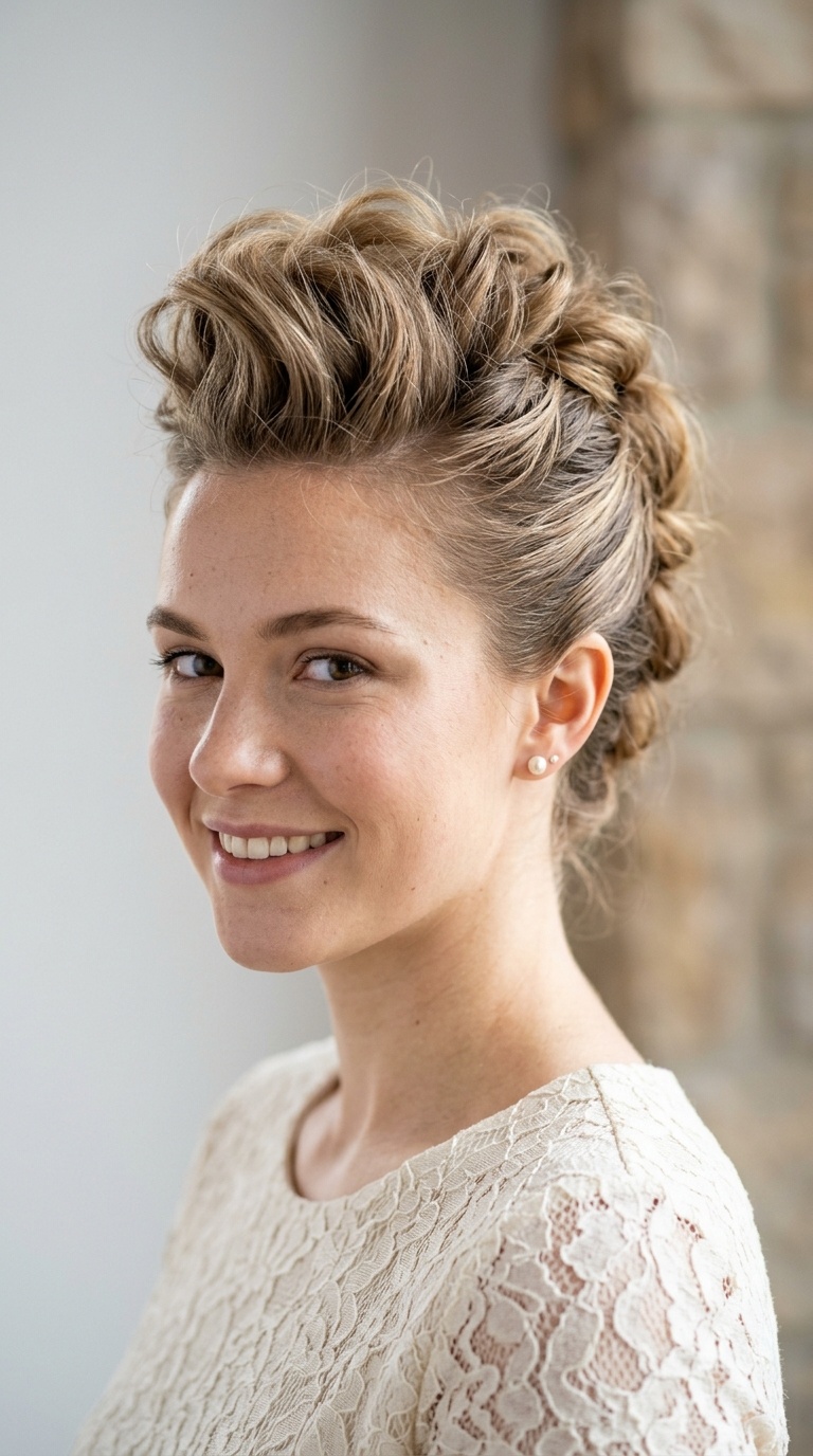 Faux Hawk Updo