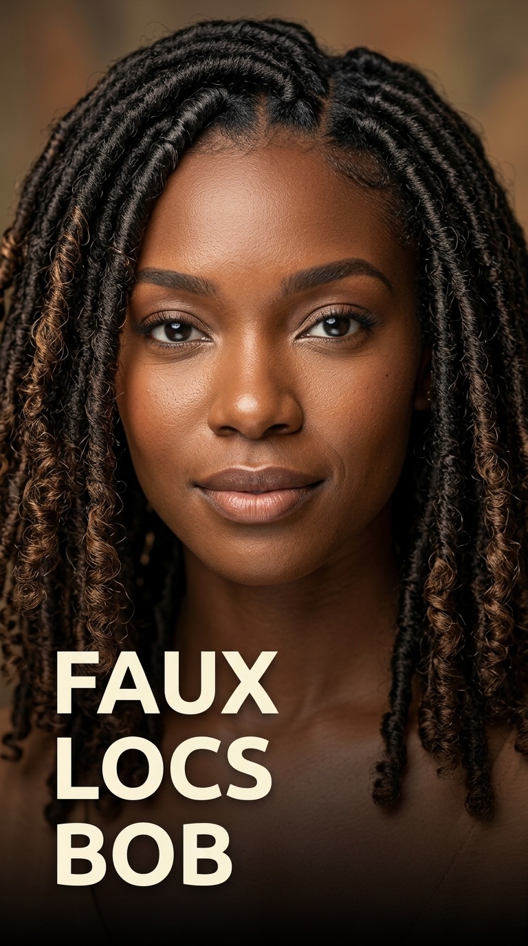 Faux Locs Bob