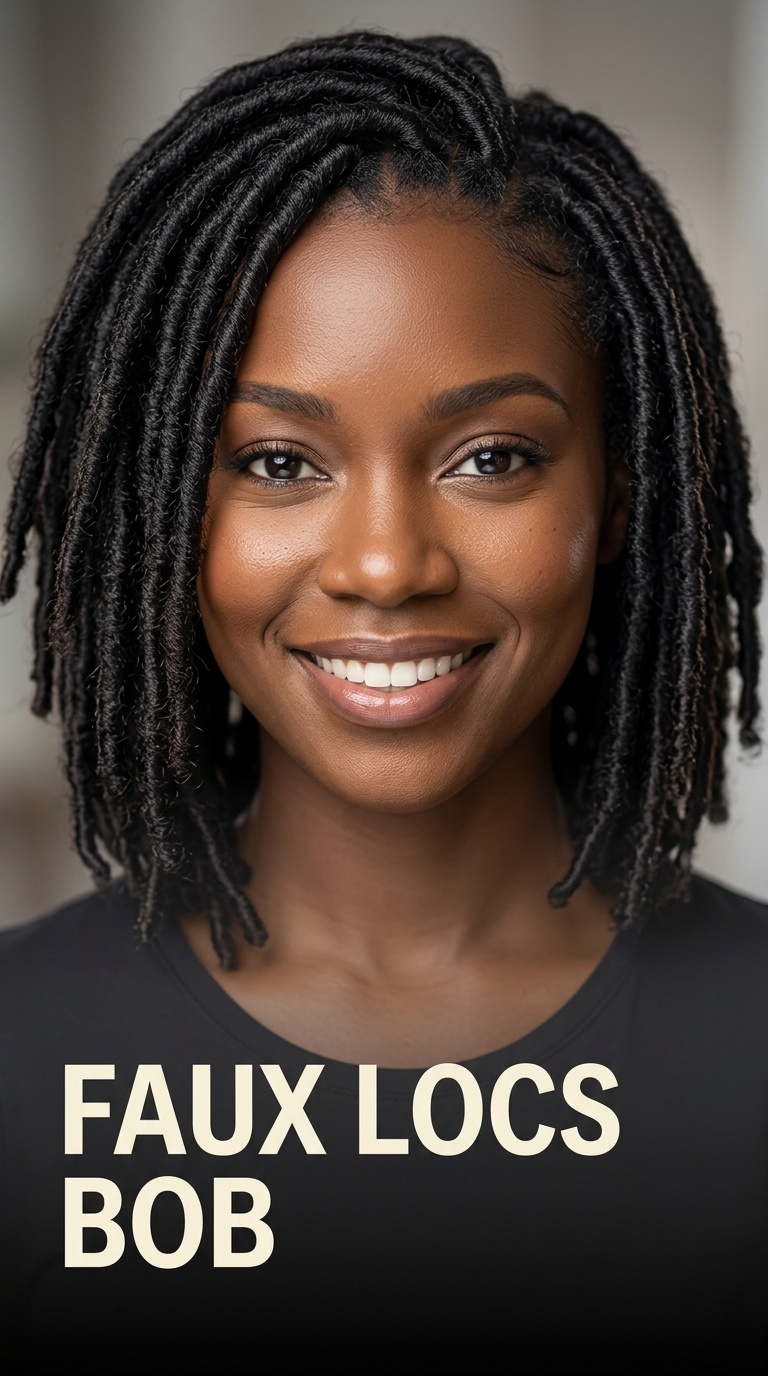 Faux Locs Bob