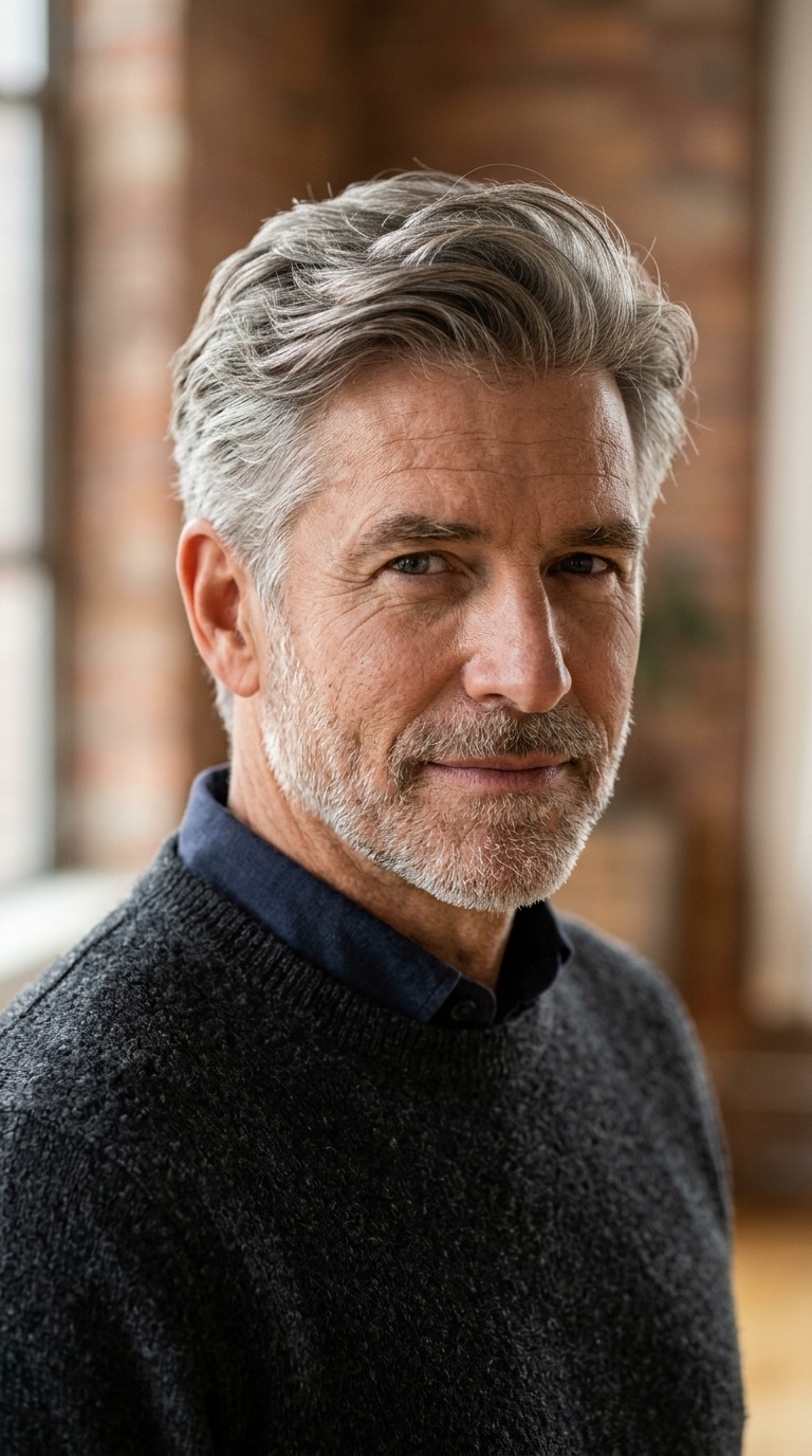 Feathered Taper for Mature Men