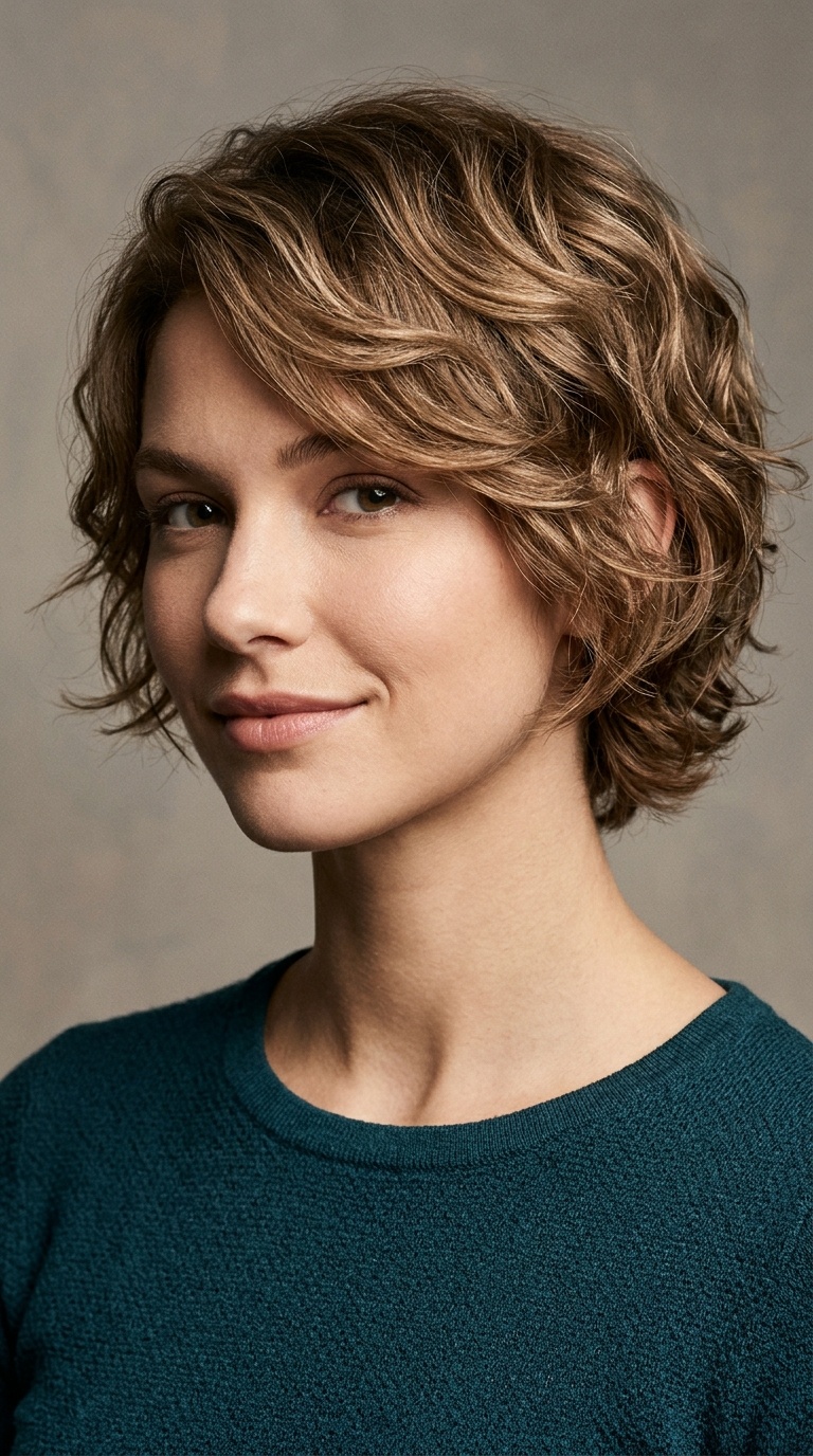 Feathered Wavy Crop