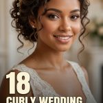 18 Curly Wedding Hairstyles from Defined Curls to Romantic Updos