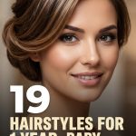 19 Hairstyles for 1 Year Baby Girl with Soft Gentle Ties
