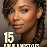 15 Braid Hairstyles for Big Foreheads with Side Swept Parts