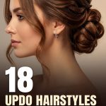 18 Updo Hairstyles for Medium Hair from Sleek Buns to Soft Chignons