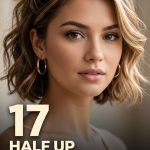 17 Half Up Hairstyles for Short Hair with Easy Volume