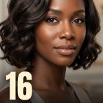 16 Wavy Bob Hairstyles for Black Women in Side and Middle Parts