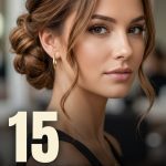 15 Bun Hairstyles for Medium Hair from Casual to Formal