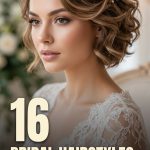 16 Bridal Hairstyles for Short Hair from Classic to Soft