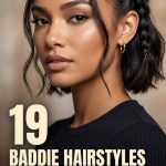 19 Baddie Hairstyles for School with Braids, Ponytails and Sleek Looks