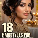 18 Hairstyles for Diwali Nights to Match Festive Ethnic Wear