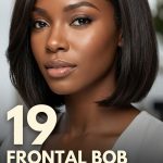 19 Frontal Bob Hairstyles for Black Women with Deep Parts