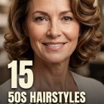 15 50s Hairstyles for Long Hair with Vintage Waves and Rolls