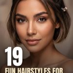 19 Fun Hairstyles for Short Hair with Space Buns and Clips