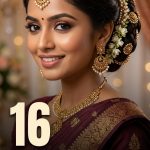 16 Bun Hairstyles for Wedding Indian Brides and Guests