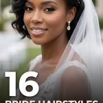 16 Bride Hairstyles for Short Hair with Veils and Headpieces