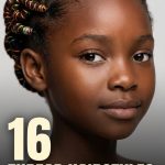 16 Thread Hairstyles for Kids in Traditional African Wraps