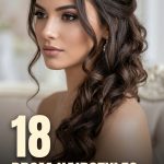 18 Prom Hairstyles for Long Hair Half Up with Soft Curls